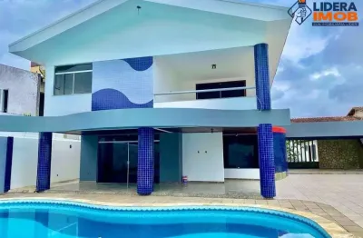 Casa residencial para venda em rua pública, santa mônica, feira de santana, 4 quartos, 1 suíte, 3 salas, 5 banheiros, 4 vagas, 358m² área construída