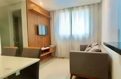 Apartamento para venda em condominio fechado, santa monica ii, feira de santana, 2 quartos, 1 sala, 1 banheiro, 1 vaga, 43,85 área total.