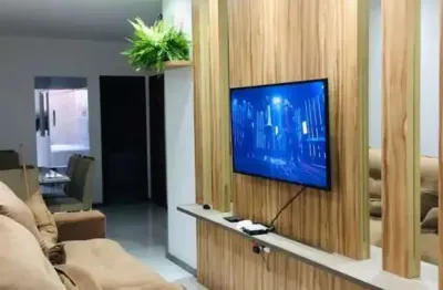 Casa residencial para venda em rua publica, mangabeira, feira de santana, 4 quartos, sendo 1 suíte, 1 sala, 3 banheiros, 2 vagas 209 m² área total