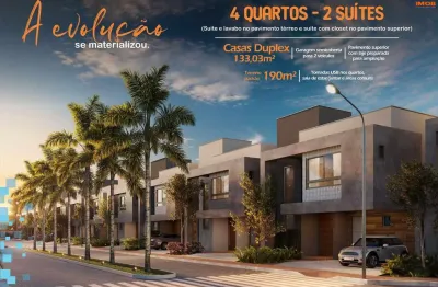 Casa no sim, duplex, 4 quartos, 2 suítes, closet, para venda, no condomínio reserva evo, lançamento, em feira de santana.