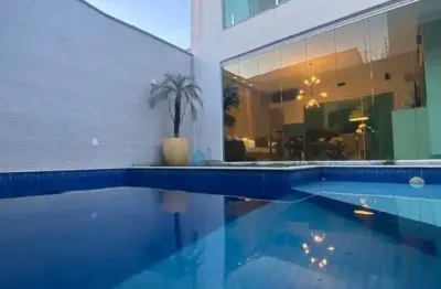 Casa na cidade nova, 4 suítes, varanda, home office, área gourmet, piscina, para venda, cond bosque imperial, em feira de santana.