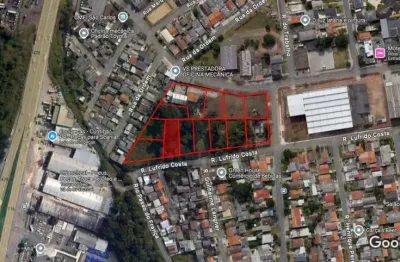 Terreno à venda na Rua Lufrido Costa, 540, Pinheirinho, Curitiba