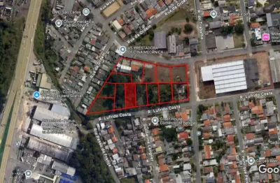 Terreno à venda na Rua Lufrido Costa, 520, Pinheirinho, Curitiba