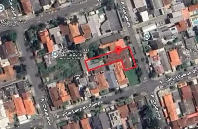 Terreno à venda na Rua Capiberibe, 184, Santa Quitéria, Curitiba