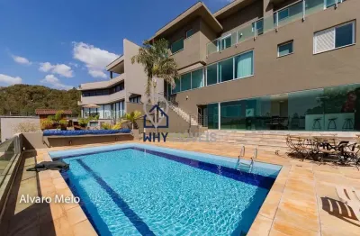 Casa em condomínio fechado com 6 quartos à venda na dos pinheiros, 275, alphaville - lagoa dos ingleses, nova lima por r$ 3.690.000