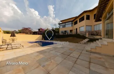 Casa em condomínio fechado com 5 quartos à venda na das hortências, 862, morro do chapéu, nova lima por r$ 6.500.000