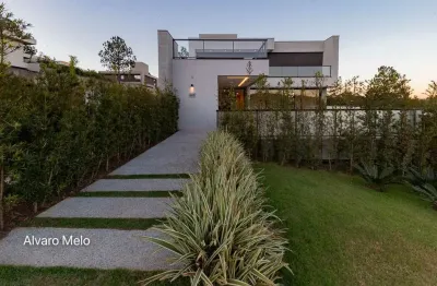 Casa em condomínio fechado com 4 quartos para alugar na rua das acácias, 485, alphaville - lagoa dos ingleses, nova lima por r$ 23.000