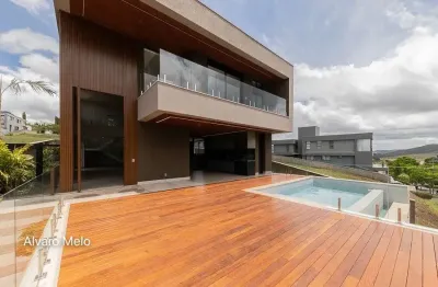 Casa em condomínio fechado com 4 quartos à venda na rua dos canários, 175, alphaville - lagoa dos ingleses, nova lima por r$ 4.890.000