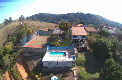 Chácara com 4.000m² em santa branca - sp com piscina e campo de futebol  ch00363