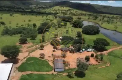 Excelente fazenda para gado na região de vila propício- go  fa00297