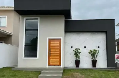 Casa em condomínio fechado com 2 quartos à venda no Caxito, Maricá 