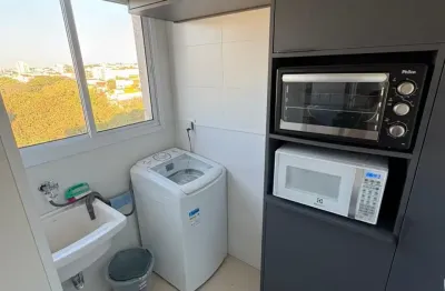 Apartamento  mobiliado e pronto para morar em andar alto  com ar condicionado, excelente acabamento, móveis e eletrodomésticos