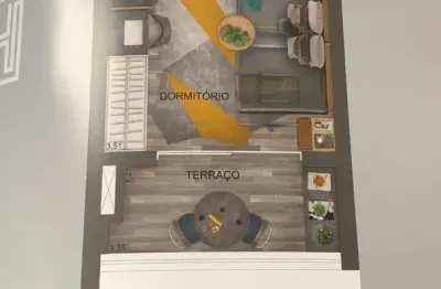 Studio residencial maravilhoso que contempla ao morador o alto estilo de morar com área comum impecável
