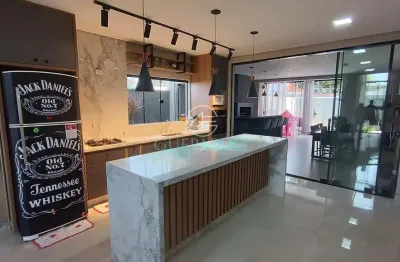 Casa à venda, completa de armários, com 3 dormitórios sendo 2 suítes e piscina no  residencial das