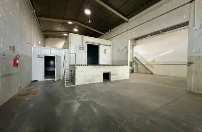 Galpão c/ doca e 2 câmaras frias 400m² para locação, paulista, piracicaba, sp