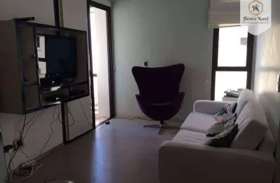 Apartamento com 1 dormitório e 1 vaga à venda, 50 m² por r$ 650.000 - moema - são paulo/sp