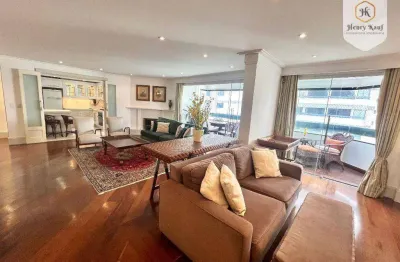 Apartamento com 4 dormitórios (1 suíte), 2 vagas para alugar, 147 m² por r$ 17.800/mês - moema - são paulo/sp
