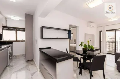 Apartamento com 1 dormitório e 1 vaga para alugar, 42 m² por r$ 7.152/mês - itaim bibi - são paulo/sp