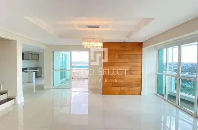 Cobertura duplex face norte, 4 suítes, área gourmet com piscina, ecoville - curitiba/pr
