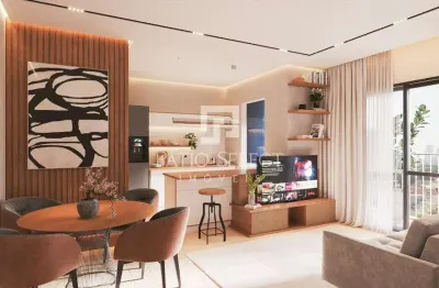 Apartamento, com varanda gourmet, 02 dormitórios, 01 suíte, santa quitéria - curitiba/pr