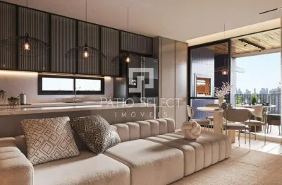 Apartamento, com varanda gourmet, 03  dormitórios, 01 suíte, santa quitéria - curitiba/pr