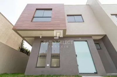 Sobrado com terraço de 30m² no uberaba, curitiba/ pr