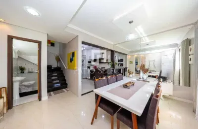 Casa de condomínio com 129 m², 3 quartos sendo 1 suíte à venda no bairro novo mundo.