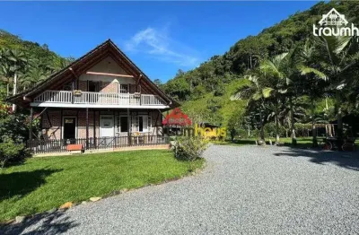 Sítio com 2 dormitórios à venda, 93741 m² por r$ 850.000,00 - vila itoupava - blumenau/sc