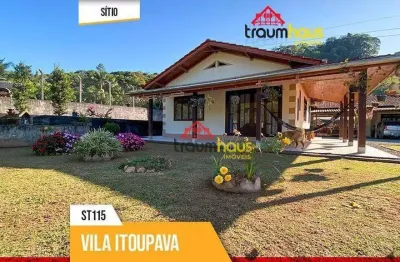 Sítio com 4 dormitórios à venda, 24283 m² por r$ 1.000.000,00 - vila itoupava - blumenau/sc