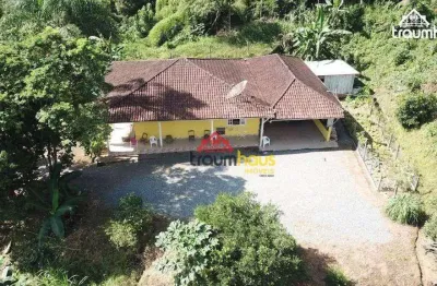Casa com 3 dormitórios à venda, 220 m² por r$ 445.000,00 - primeiro braço do norte - massaranduba/sc
