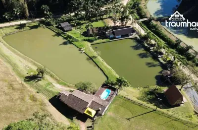 Sítio com 3 dormitórios à venda, 62179 m² por r$ 1.800.000,00 - vila itoupava - blumenau/sc