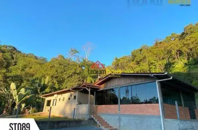 Sítio com 3 dormitórios à venda, 38504 m² por r$ 980.000,00 - vila itoupava - blumenau/sc