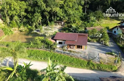 Sítio com 2 dormitórios à venda, 20000 m² por r$ 780.000,00 - vila itoupava - blumenau/sc