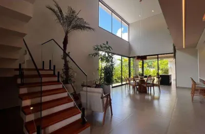Casa à venda em jaguariúna, reserva santa izabel, com 3 suítes, com 253.05 m², reserva santa izabel