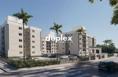 Apartamento 2 dormitórios com entrada parcelada em 120x em biguaçu