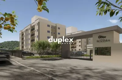 Apartamento 2 dormitórios com entrada parcelada em 120x no vendaval em biguaçu