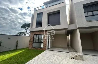 Casa em condomínio fechado com 3 quartos à venda na rua josé wosch sobrinho, tingui, curitiba, 133 m2 por r$ 920.000
