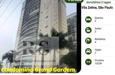 Apartamento 3 dormitórios para venda em são paulo, vila zelina, 3 dormitórios, 2 suítes, 4 banheiros, 2 vagas