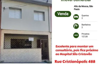 Imóvel comercial para venda em são paulo, alto da mooca, 2 dormitórios, 2 banheiros