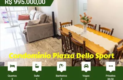 Apartamento 3 quartos para venda em são paulo, parque da mooca, 3 dormitórios, 1 suíte, 2 banheiros, 2 vagas