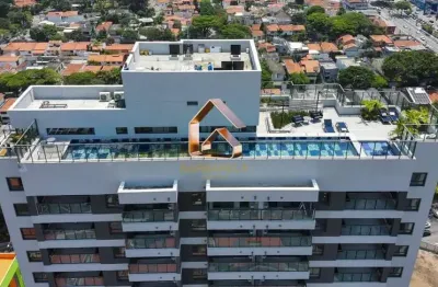Apartamento para venda em são paulo, brooklin paulista, 2 dormitórios, 2 suítes, 2 banheiros, 1 vaga