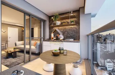 Apartamento para venda em são paulo, vila clementino, 1 dormitório, 1 suíte, 2 banheiros, 1 vaga