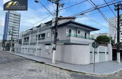 Sobrado à venda, 125 m² por r$ 540.000,00 - aviação - praia grande/sp