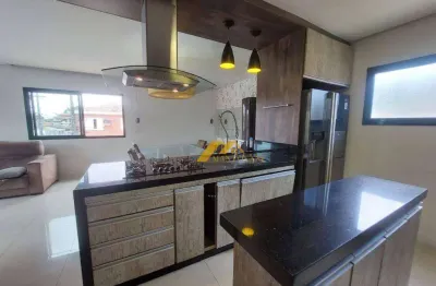 Casa alto padrão em são vicente com 3 dormitórios à venda, por r$ 990.000 - vila são jorge -sp