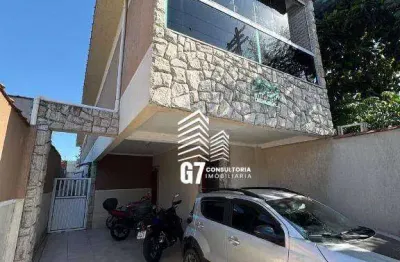 Casa com 3 dormitórios à venda, 116 m² por r$ 410.000,00 - balneário esmeralda - praia grande/sp