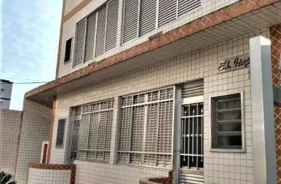 Kitnet com 1 dormitório para alugar, 32 m² por r$ 1.300,00/mês - vila guilhermina - praia grande/sp