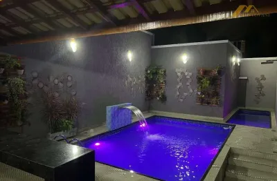 Casa em condomínio fechado com 2 quartos à venda no Balneário Pires, Praia Grande 