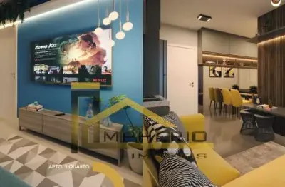 Apartamento com 1 quarto à venda na avenida república argentina, 3165, portão, curitiba, 55 m2 por r$ 391.000