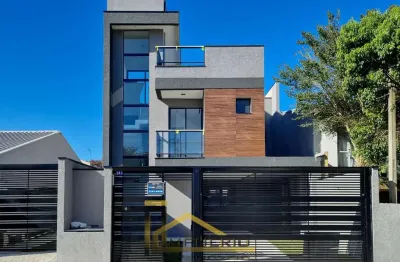 Casa à venda em curitiba-pr, capão raso: 3 quartos, 2 suítes, 1 sala, 4 banheiros, 2 vagas de garagem, 141m². confira!