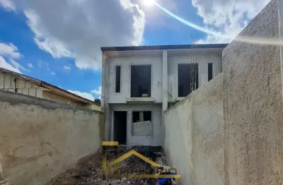 Imperdível casa à venda em curitiba-pr, no campo de santana: 2 quartos, 1 sala, 2 banheiros, 1 vaga de garagem, 70m²
